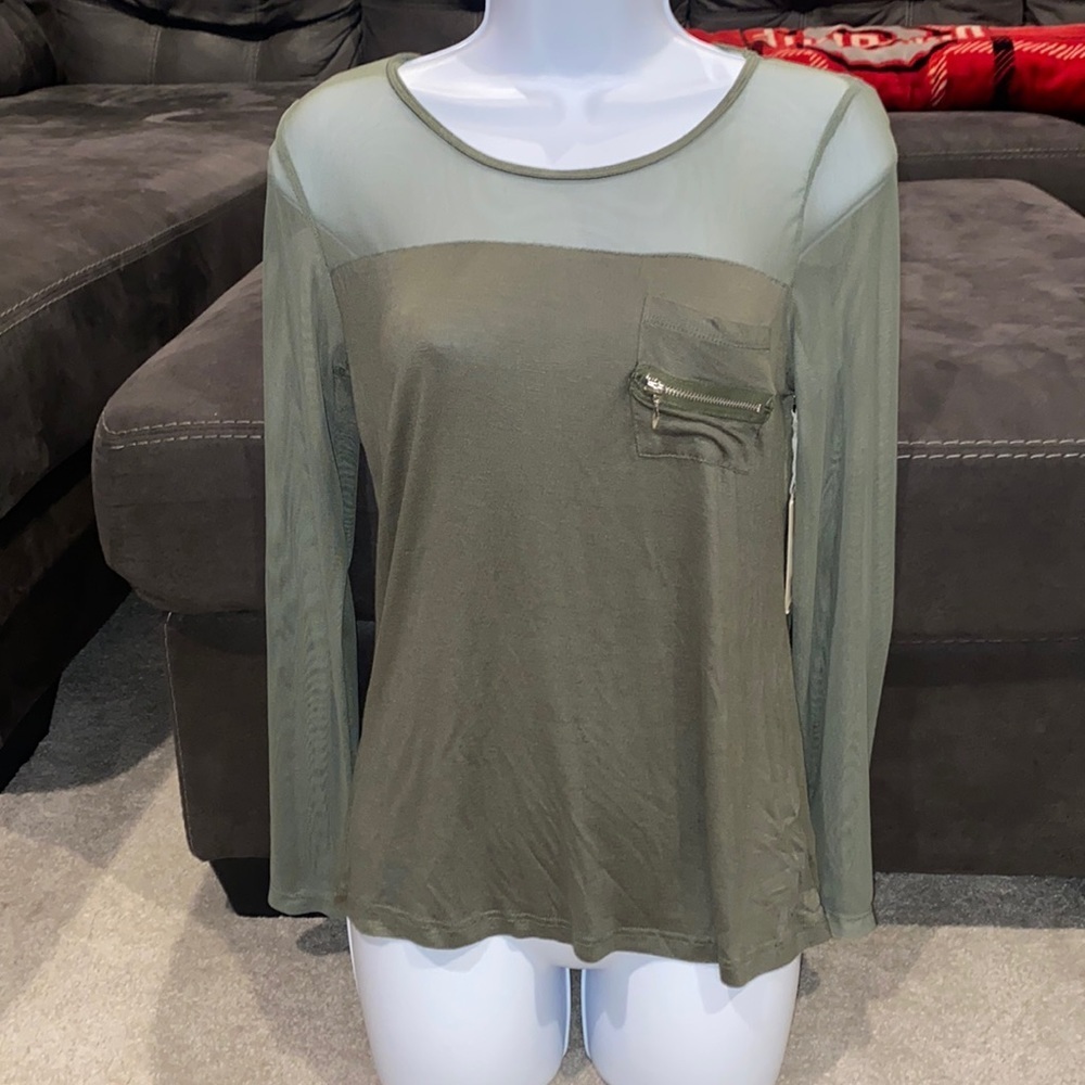Glitz long sleeve top